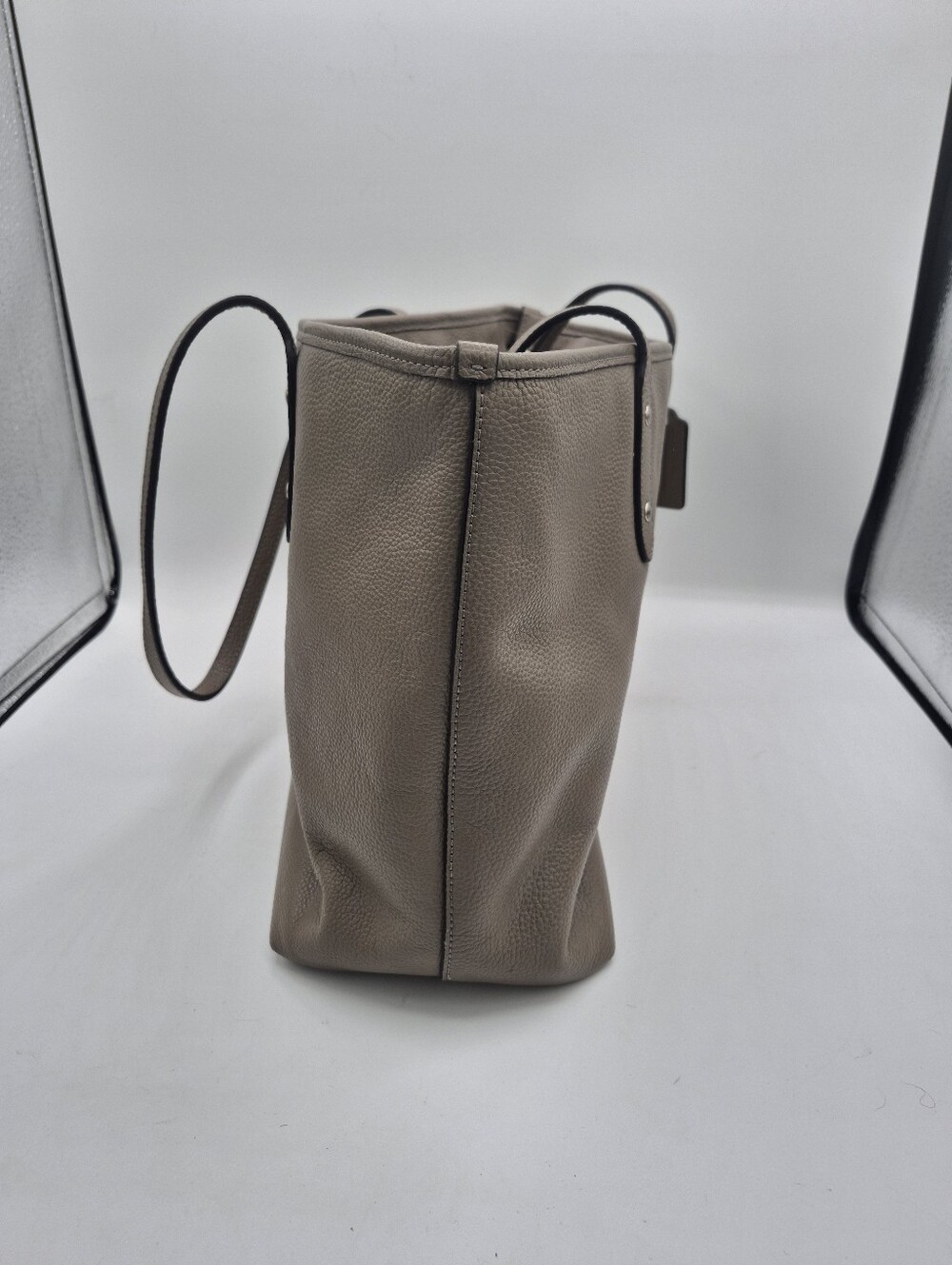 Coach X Baseman Limit Edition Lou City Bag Fog Gray Zip Top Tote 57911 - Picture 5 of 12